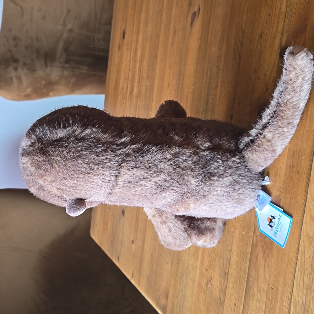 Jellycat Brooke Otter 13x3.9x7.9" Soft & Plush BNWT Authentic - Picture 5 of 7